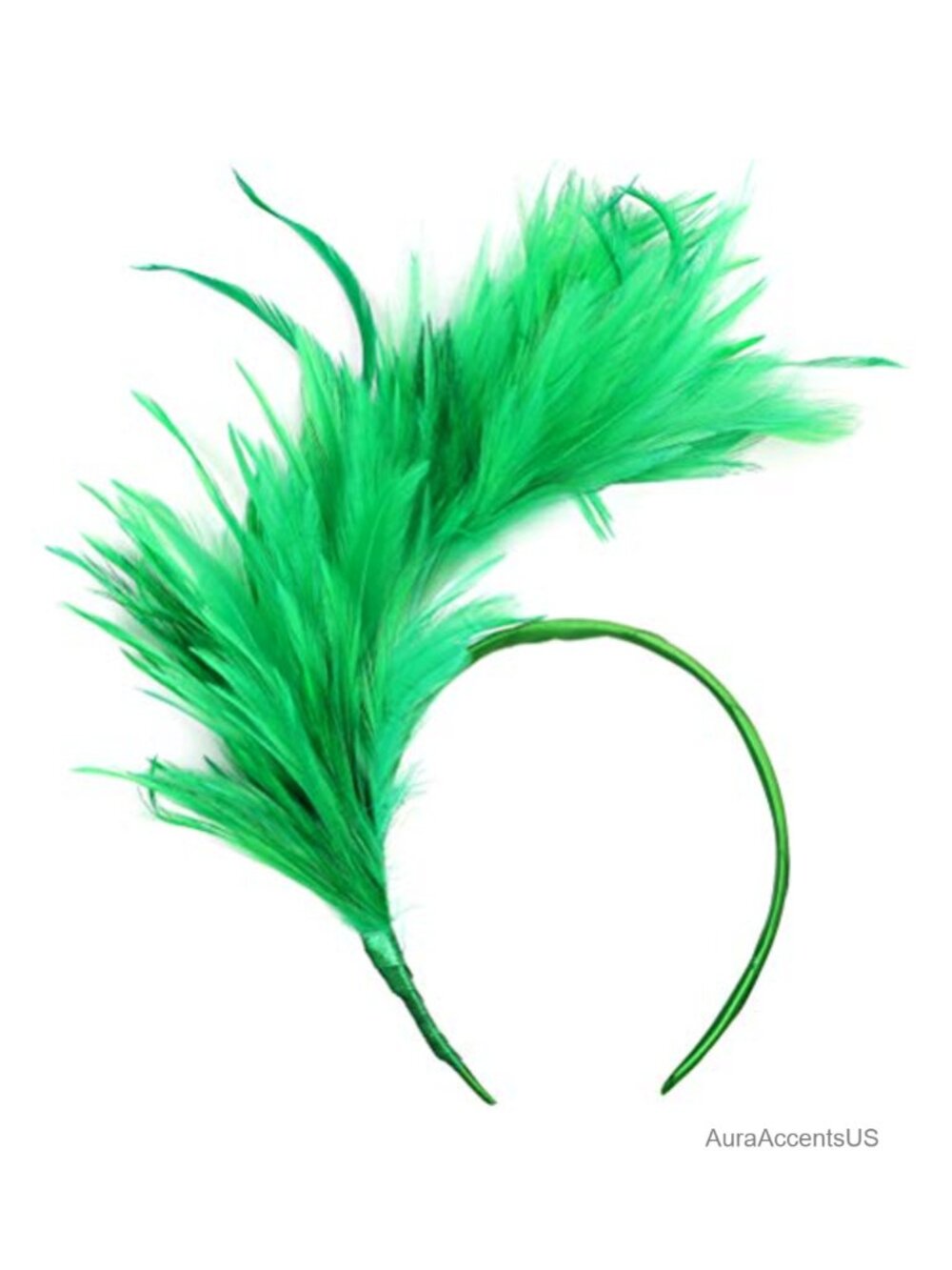 Feather Fascinator Headband 1920s Gatsby Derby Headpiece